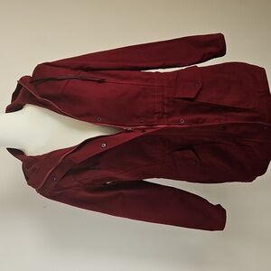 Betabrand NWT SM Zip Snap Military Utility Field Jacket Coat Cotton Pockets